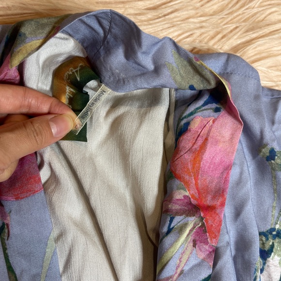 Aratta Silent Journey Peacocks Bird Kimono Jacket - Picture 8 of 11